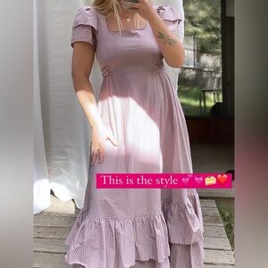 Honeydove Vintage Prairie Dress size small